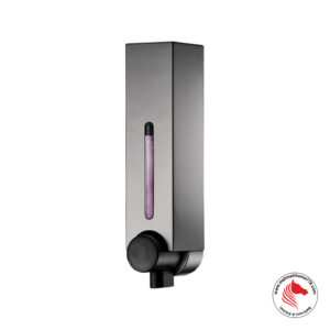 HOMEPLUZ DH-725-1VP 250ml Square Wall Mounted Soap Dispenser [Dark Silver]