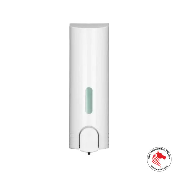 HOMEPLUZ DH-800-1W 380ml Wall Mounted Soap/Hand Sanitizer Dispenser [White] - Image 2