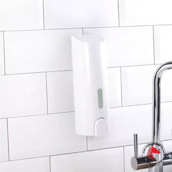 HOMEPLUZ DH-800-1W 380ml Wall Mounted Soap/Hand Sanitizer Dispenser [White] - Image 6