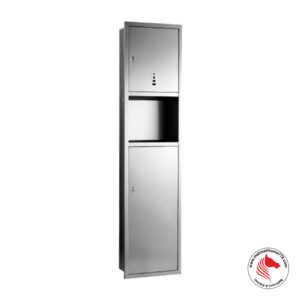 ATGET TD-8334S-1200 Paper Towel Dispenser & Waste Receptacle